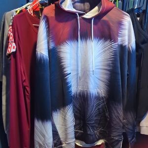 Men's Multicolor Tie-Dye Hoodie
